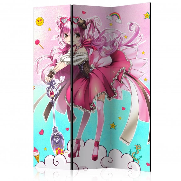 Paravan Sorceress Miko [Room Dividers] 135 cm x 172 cm