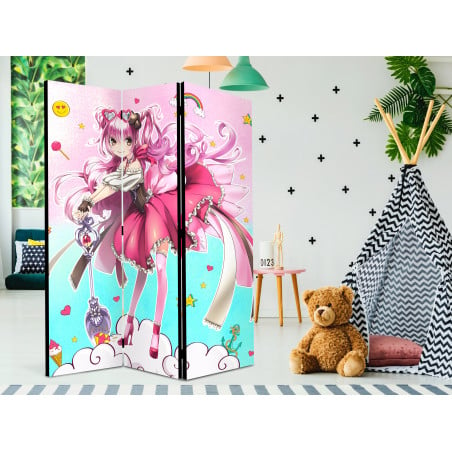 Paravan Sorceress Miko [Room Dividers] 135 cm x 172 cm-01