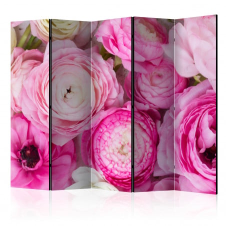 Paravan Ranunculus Flowers Ii [Room Dividers] 225 cm x 172 cm-01