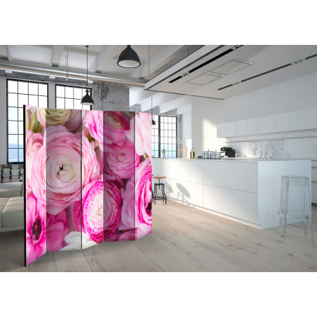 Paravan Ranunculus Flowers Ii [Room Dividers] 225 cm x 172 cm-01