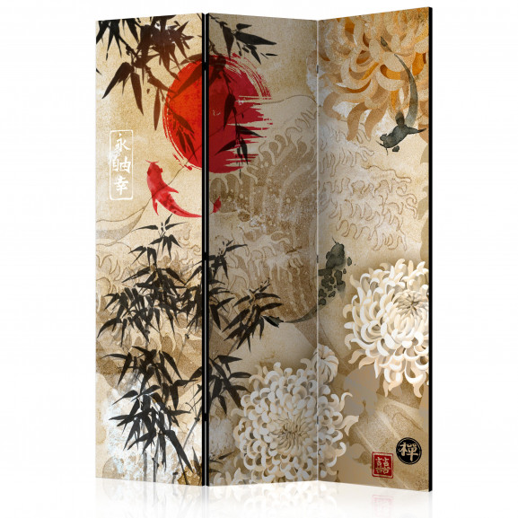 Paravan Fish Dance [Room Dividers] 135 cm x 172 cm