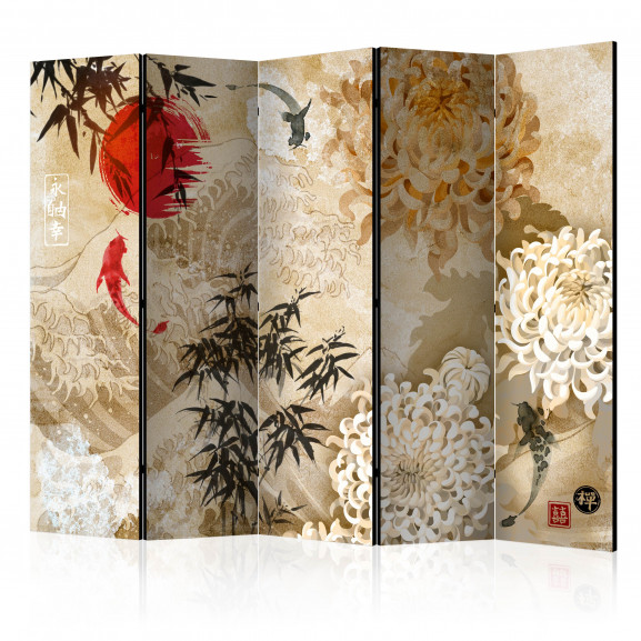 Paravan Fish Dance Ii [Room Dividers] 225 cm x 172 cm