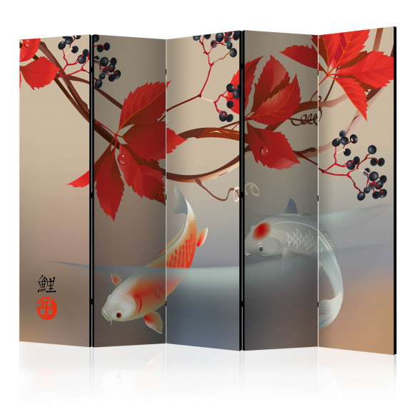 Paravan Happy Fish Ii [Room Dividers] 225 cm x 172 cm