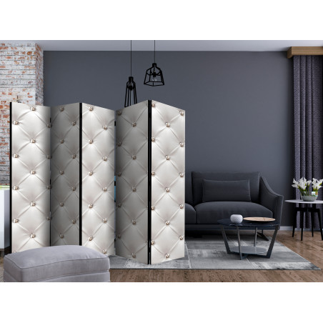 Paravan White Elegance Ii [Room Dividers] 225 cm x 172 cm-01