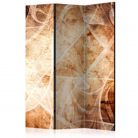 Paravan Brown Texture [Room Dividers] 135 cm x 172 cm-01