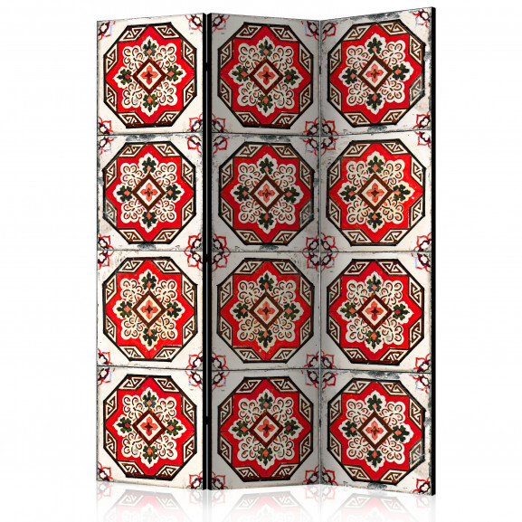 Paravan Dance Of Red Line [Room Dividers] 135 cm x 172 cm