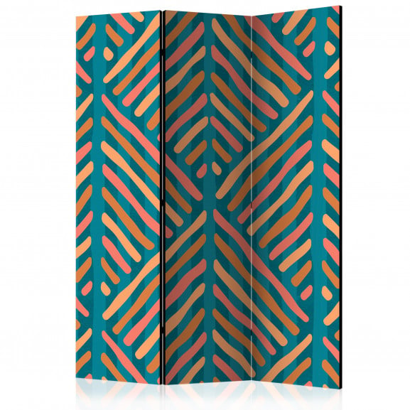 Paravan Ethnic Composition [Room Dividers] 135 cm x 172 cm