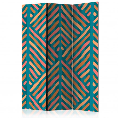 Paravan Ethnic Composition [Room Dividers] 135 cm x 172 cm-01