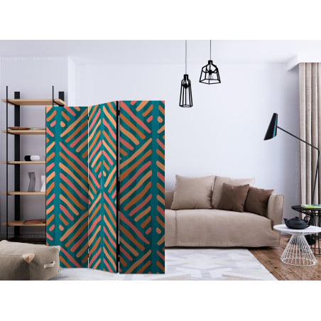 Paravan Ethnic Composition [Room Dividers] 135 cm x 172 cm-01