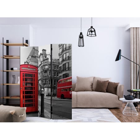 Paravan London Icons [Room Dividers] 135 cm x 172 cm-01