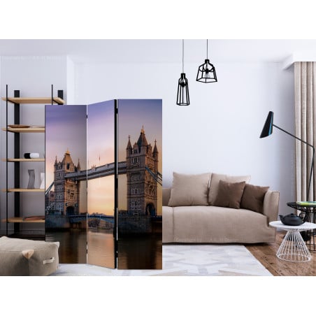 Paravan Bridge At Sunset [Room Dividers] 135 cm x 172 cm-01