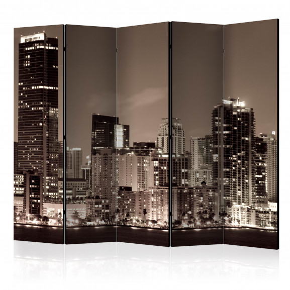 Paravan Miami In Sepia Ii [Room Dividers] 225 cm x 172 cm