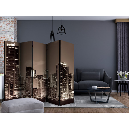 Paravan Miami In Sepia Ii [Room Dividers] 225 cm x 172 cm-01