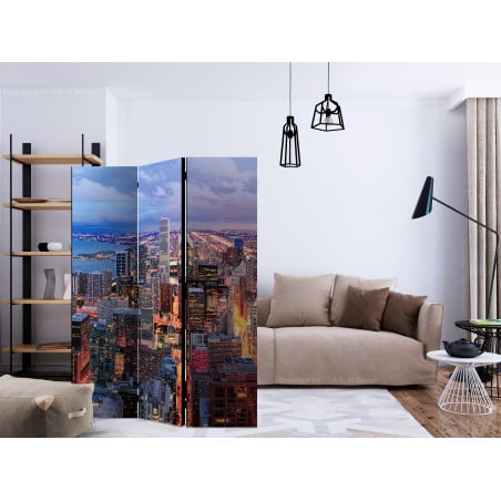 Paravan Illuminated Chicago [Room Dividers] 135 cm x 172 cm-01