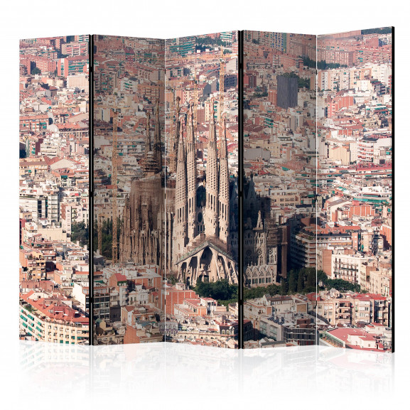 Paravan Heart Of Barcelona Ii [Room Dividers] 225 cm x 172 cm