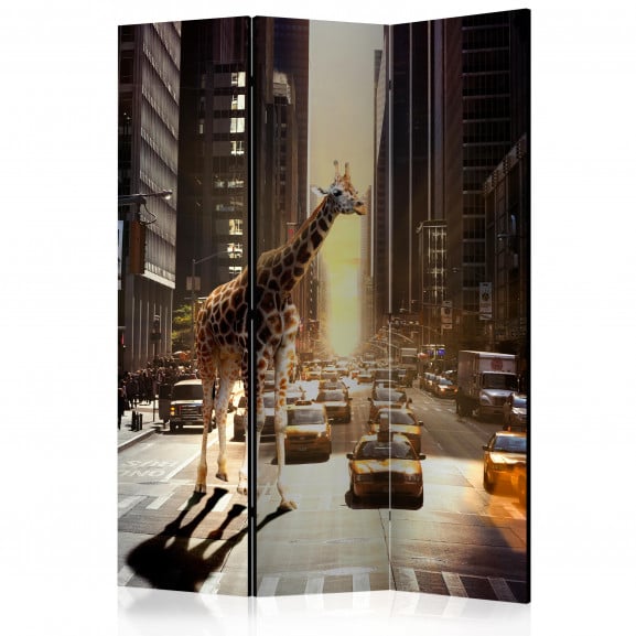 Paravan Giraffe In The Big City [Room Dividers] 135 cm x 172 cm