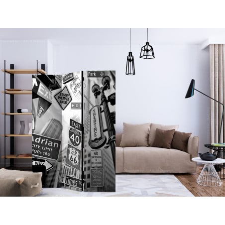 Paravan Roads To Manhattan [Room Dividers] 135 cm x 172 cm-01