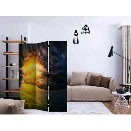 Paravan Twilight Over The Valley [Room Dividers] 135 cm x 172 cm-01