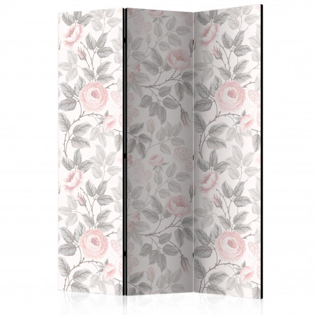 Paravan Watercolor Roses [Room Dividers] 135 cm x 172 cm-01