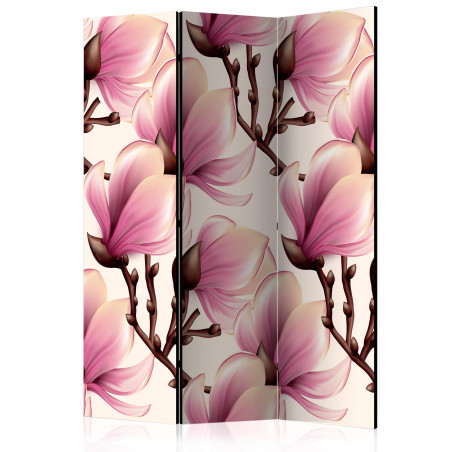 Paravan Blooming Magnolias [Room Dividers] 135 cm x 172 cm-01