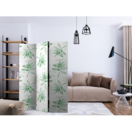 Paravan Watercolour Branches [Room Dividers] 135 cm x 172 cm-01