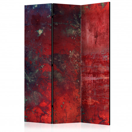 Paravan Red Concrete [Room Dividers] 135 cm x 172 cm-01