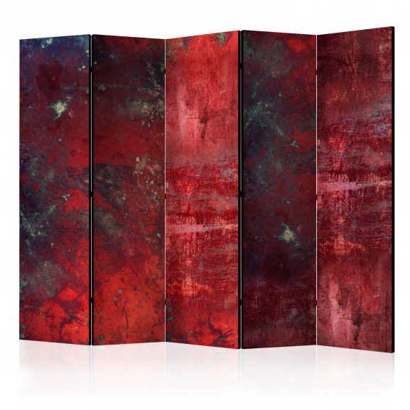 Paravan Red Concrete Ii [Room Dividers] 225 cm x 172 cm