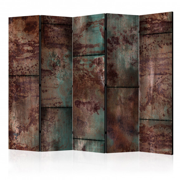 Paravan Dark Metal Sheet Ii [Room Dividers] 225 cm x 172 cm