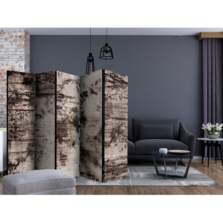 Paravan Burnt Wood Ii [Room Dividers] 225 cm x 172 cm-01