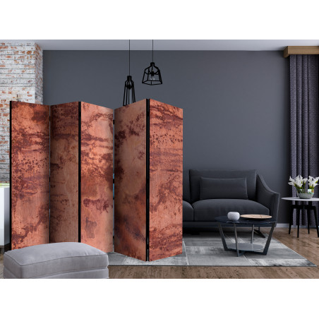 Paravan Red Metal Sheet Ii [Room Dividers] 225 cm x 172 cm-01