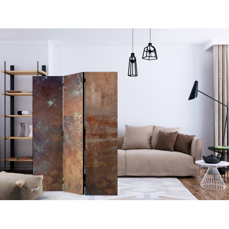 Paravan Rusty Plate [Room Dividers] 135 cm x 172 cm-01