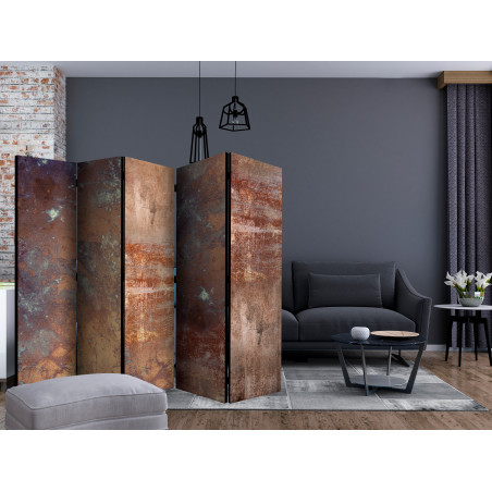 Paravan Rusty Plate Ii [Room Dividers] 225 cm x 172 cm-01