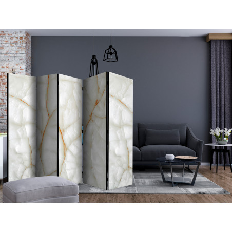 Paravan White Marble Ii [Room Dividers] 225 cm x 172 cm-01