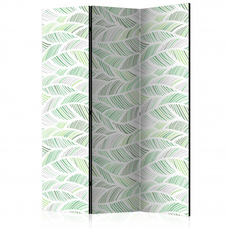 Paravan Green Waves [Room Dividers] 135 cm x 172 cm-01