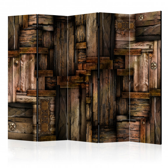 Paravan Wooden Puzzle Ii [Room Dividers] 225 cm x 172 cm