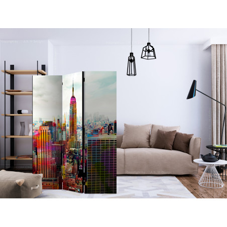 Paravan Colors Of New York City [Room Dividers] 135 cm x 172 cm-01