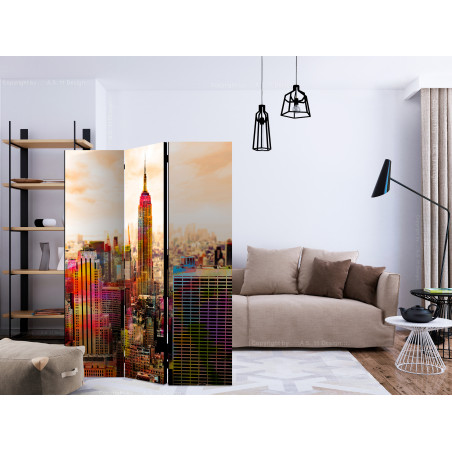 Paravan Colors Of New York City Iii [Room Dividers] 135 cm x 172 cm-01