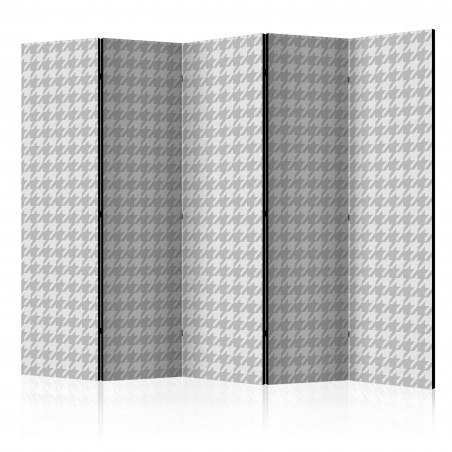 Paravan Dogtooth Check Ii [Room Dividers] 225 cm x 172 cm-01