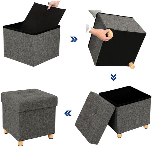 Taburet Pliant Dark Grey