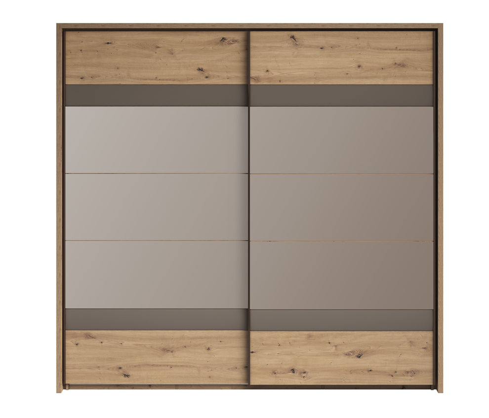 Dulap Cu Rama Prestige Stejar Natur, 225.1 Cm