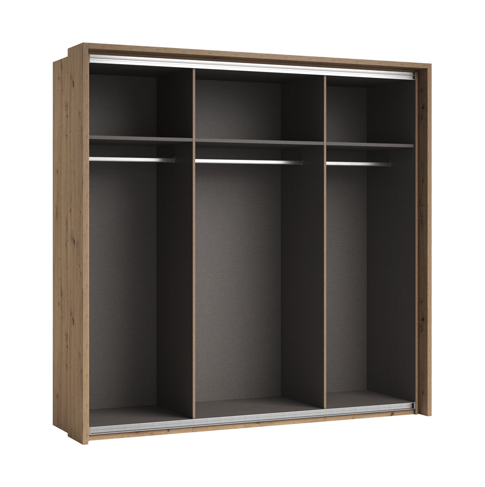 Dulap Cu Rama Prestige Stejar Natur, 225.1 Cm