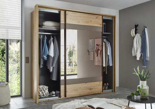 Dulap Cu Rama Prestige Stejar Natur, 225.1 Cm