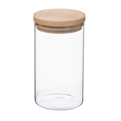 Recipient Sticla Cu Capac Bamboo 1 L