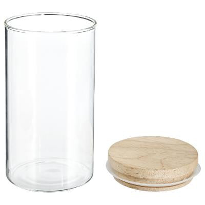 Recipient Sticla Cu Capac Bamboo 1 L