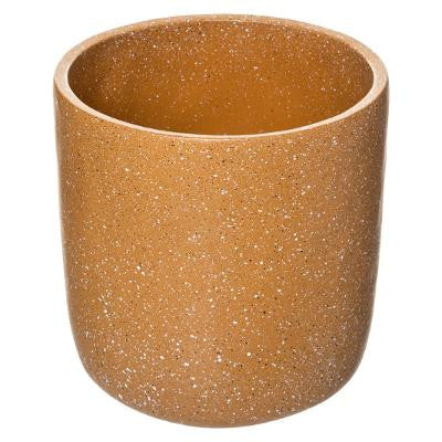 Set 2 Ghivece Ceramice Galben D25 cm