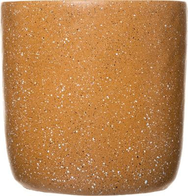 Set 2 Ghivece Ceramice Galben D25 cm
