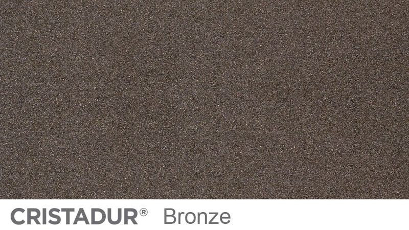 Chiuveta bucatarie Schock Mono D-100XS Cristadur Bronze, granit, reversibila, montare pe blat 78 x 51 cm