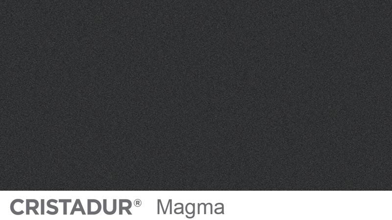 Chiuveta bucatarie Schock Mono N-100 Cristadur Magma cu sifon automat, granit, montare pe blat 57 x 51 cm
