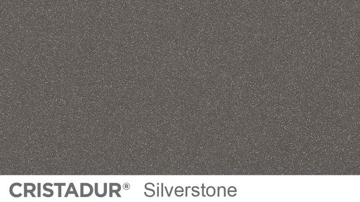 Chiuveta bucatarie Schock Mono N-100 Cristadur Silverstone cu sifon automat, granit, montare pe blat 57 x 51 cm