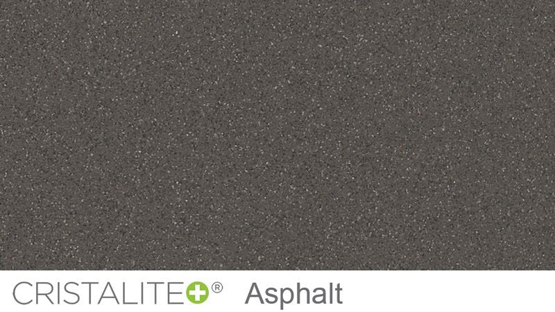 Baterie bucatarie Schock Epos Cristalite Asphalt cu dus extractibil, aspect granit, cartus ceramic, gri asfalt